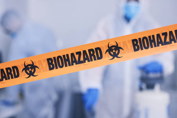 Professional Biohazard Cleanup technician working in Hallam, NE